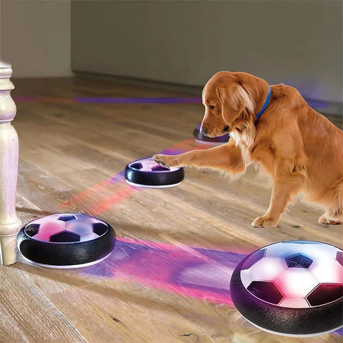 Bola interactiva eléctrica inteligente para cães Brinquedos com luzes LED
